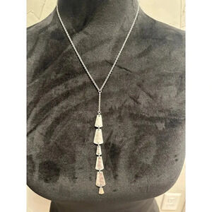 The Sak Hammered Tassel necklace NEW